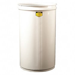 Grainger Open-Head Drum 30 gal White