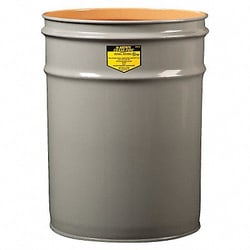 Grainger Open-Head Drum 6 gal Gray