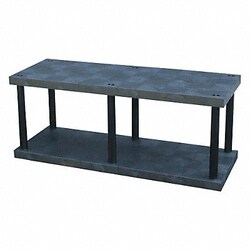 Grainger Plstc Shelf 24inx27inx66inShlfLdCp 600lb, Quantity: Each of 1