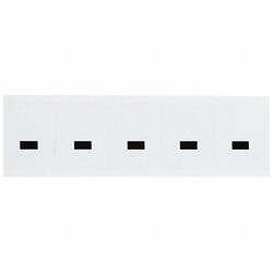 Grainger Numbers And Letters Dash Black On White