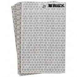 Grainger&nbsp;Blank Labels Blank 3-1/2 in H PK10