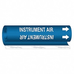 Grainger Pipe Marker Instrument Air 26in H 12in W