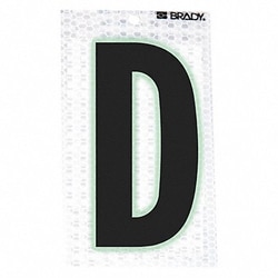 Grainger&nbsp;Ultra Reflective Letter D PK10