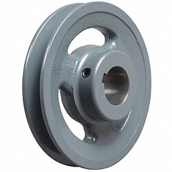 Grainger&nbsp;V-Belt Pulley Cast Iron 4.75 O.D.