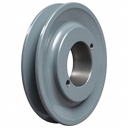 Grainger&nbsp;V-Belt Pulley Cast Iron 5.25 O.D.
