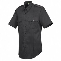 Grainger&nbsp;Sentry Shirt SS Black Neck 15-1/2 in