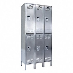 Grainger Lckr 2x3Lckr Silver 78 x36 x18 UnAssm