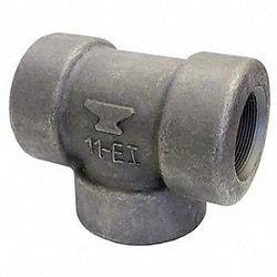 Grainger&nbsp;Tee Forged Steel 1 in Pipe Size FNPT
