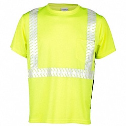 Grainger&nbsp;T-Shirt Black Sided Class 2 Lime M