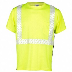Grainger&nbsp;T-Shirt Black Sided Class 2 Lime 3XL