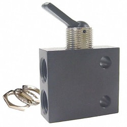 Grainger Toggle Valve NC 1/8 In NPT