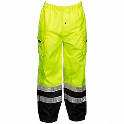 Grainger Rain Pants Class E Yellow/Green 2XL/3XL