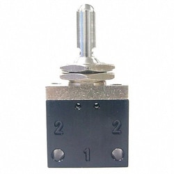 Grainger Toggle Valve 3-Pos 1/8 NPT, Quantity: Each of 1