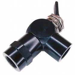 Grainger&nbsp;Toggle Valve NC 1/8 In FNPT Plastic