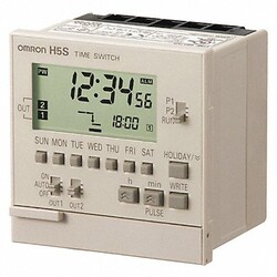 Grainger Electronic Timer 7 Days (2) SPST-NO