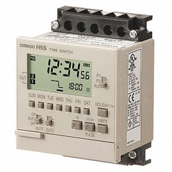 Grainger Electronic Timer 7 Days (2) SPST-NO