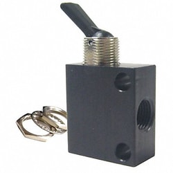 Grainger Toggle Valve NC 1/8 In NPT 2.1 In L