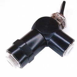 Grainger Toggle Valve NC 1/4 In Push In
