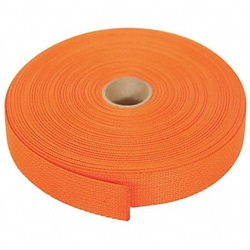 Grainger G2367 Webbing Polypropylene 3/4 W Orange