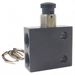 Grainger Manual Air Control 3-Way 2-Position 1/8
