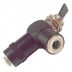 Grainger Toggle Valve NC 1/4 In Push In