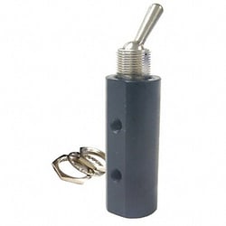 Grainger Toggle Valve 4Way Brass