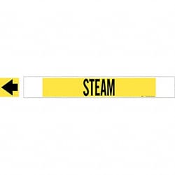 Grainger Pipe Marker Steam 4 in H 24 in W