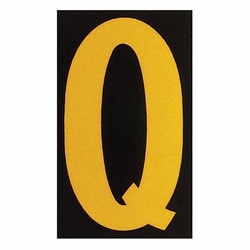Grainger&nbsp;Reflective Numbers And Letters Q PK25