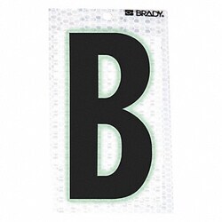 Grainger Letter Label Character B PK10