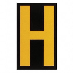 Grainger&nbsp;Reflective Numbers And Letters H PK25