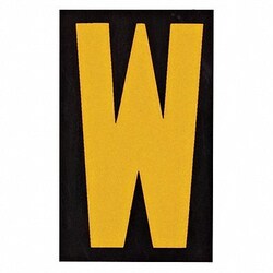 Grainger&nbsp;Reflective Numbers And Letters W PK25
