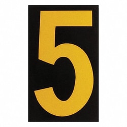 Grainger&nbsp;Reflective Numbers And Letters 5 PK25