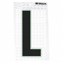 Grainger Ultra Reflective Letter L PK10