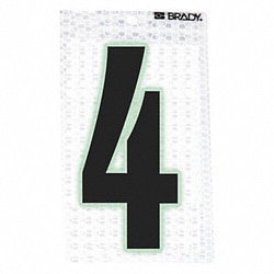Grainger&nbsp;Ultra Reflective Numbers 4 PK10