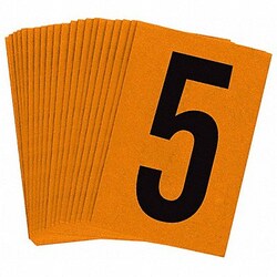 Grainger&nbsp;Reflective Numbers And Letters 5 PK25