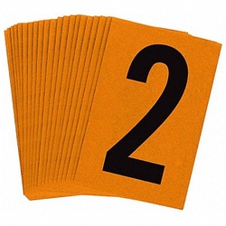 Grainger&nbsp;Reflective Numbers And Letters 2 PK25