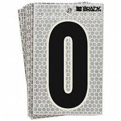 Grainger Letter Label Character O PK10