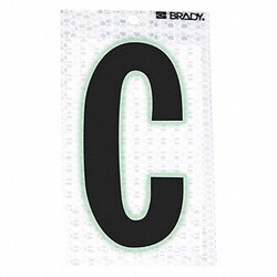 Grainger Ultra Reflective Letter C PK10