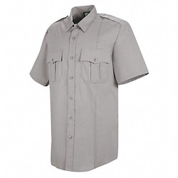 Grainger&nbsp;New Dimension Stretch Dress Shirt L Gray