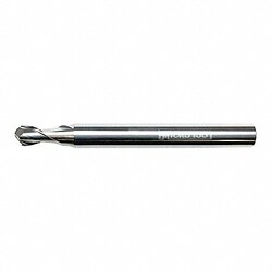 Grainger&nbsp;Ball End Mill Single End 0.80mm Carbide