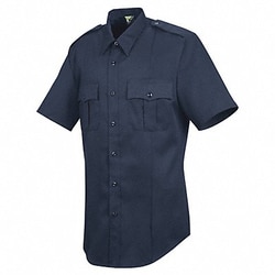 Grainger&nbsp;Sentry Shirt SS Navy Neck 20-1/2 in
