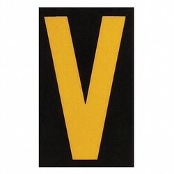 Grainger&nbsp;Reflective Numbers And Letters V PK25