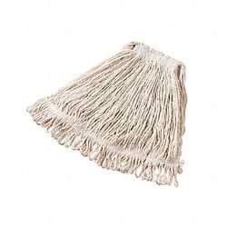 Grainger Wet Mop White Cotton PK6, Quantity: Pack of 1