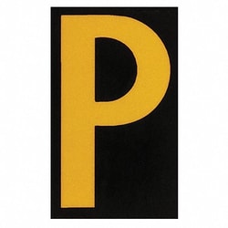 Grainger&nbsp;Reflective Numbers And Letters P PK25