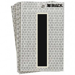 Grainger&nbsp;Refl. Letter Label I Glow in Dark PK10