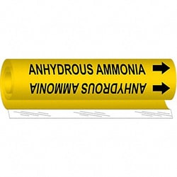 Grainger&nbsp;Pipe Marker Anhydrous Ammnia 9in H 8in W