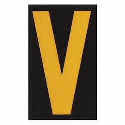 Grainger&nbsp;Reflective Numbers And Letters V PK25