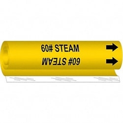 Grainger Pipe Marker 60# Steam 26 in H 12 in W