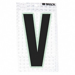 Grainger Ultra Reflective Letter V PK10