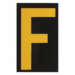 Grainger&nbsp;Reflective Numbers And Letters F PK25